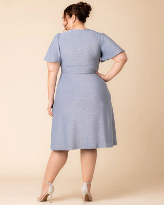 Crystal Cove Cocktail Midi Dress in Celestial Sparkle