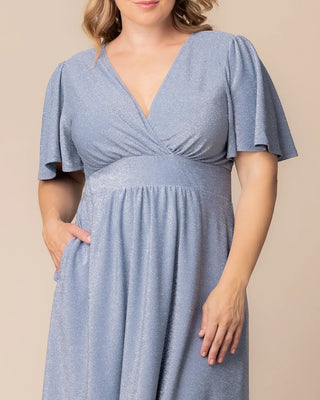 Crystal Cove Cocktail Midi Dress in Celestial Sparkle