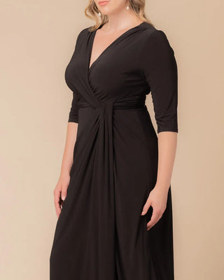 Evening Romance Gown in Black Noir
