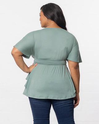 Promenade Top - Sale! in Thyme