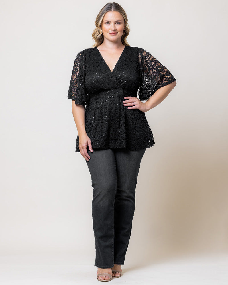 Dressy lace tops hotsell