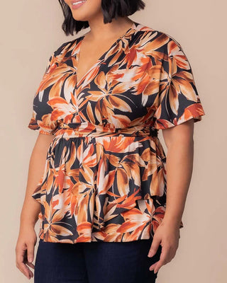Encore Print Top in Harvest Fest