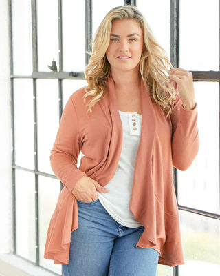 Love Story Cardigan in Brown