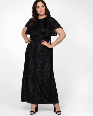 Parisian Dream Evening Gown  in Black