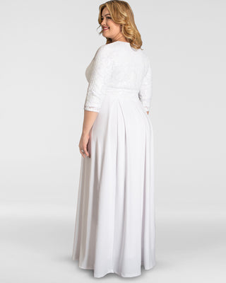 Starlight Sequined Wedding Gown in Ivory