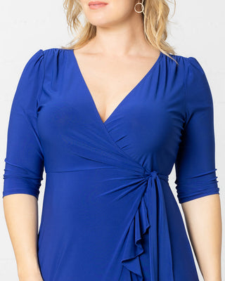 Whimsy Wrap Dress - Sale! in Cobalt Blue