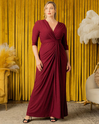 Romanced by Moonlight Gown in Garnet