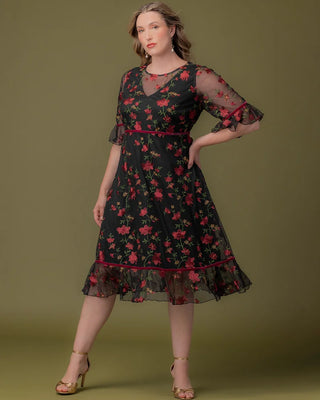 Wildflower Floral Dress in Floral Flare
