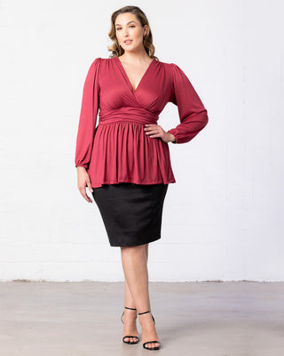 Leah Long Sleeve Tunic Top