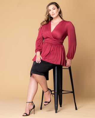 Leah Long Sleeve Tunic Top