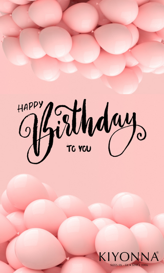 E-Gift Certificate Pink Birthday Balloons