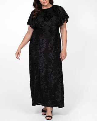 Parisian Dream Evening Gown  in Black