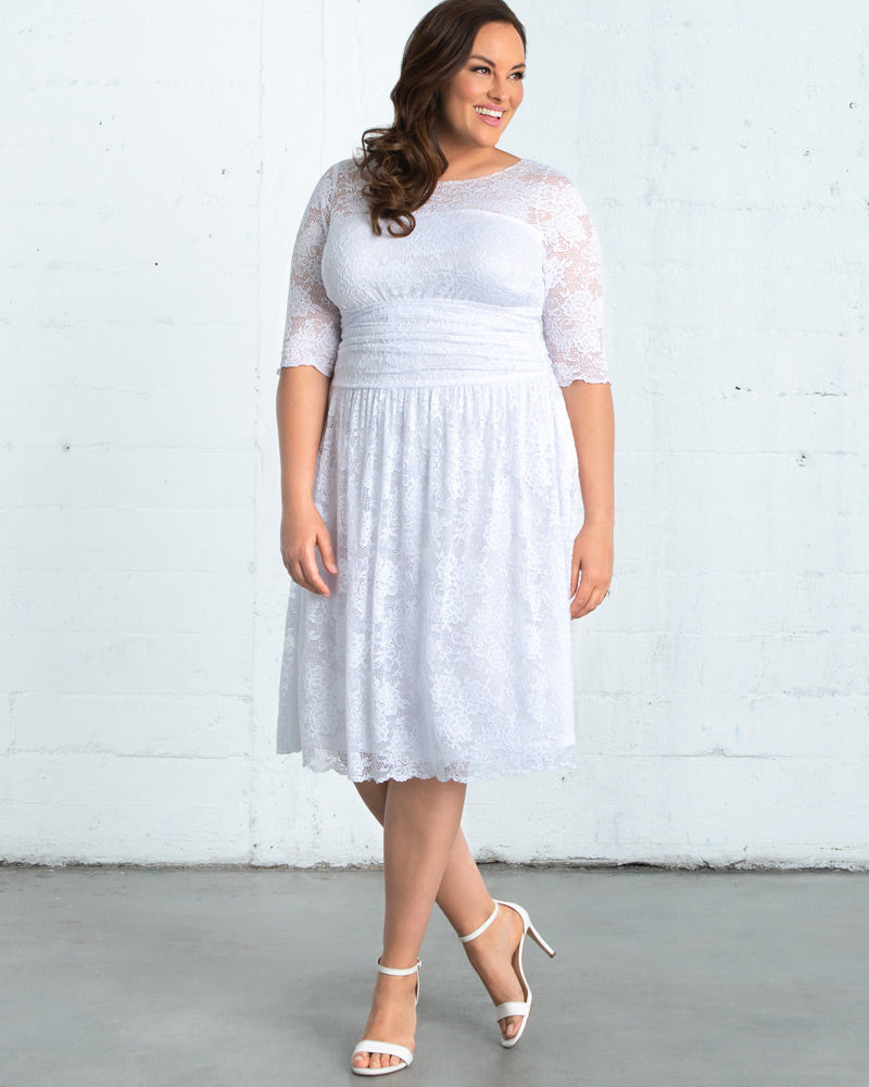 Kiyonna aurora lace clearance wedding dress