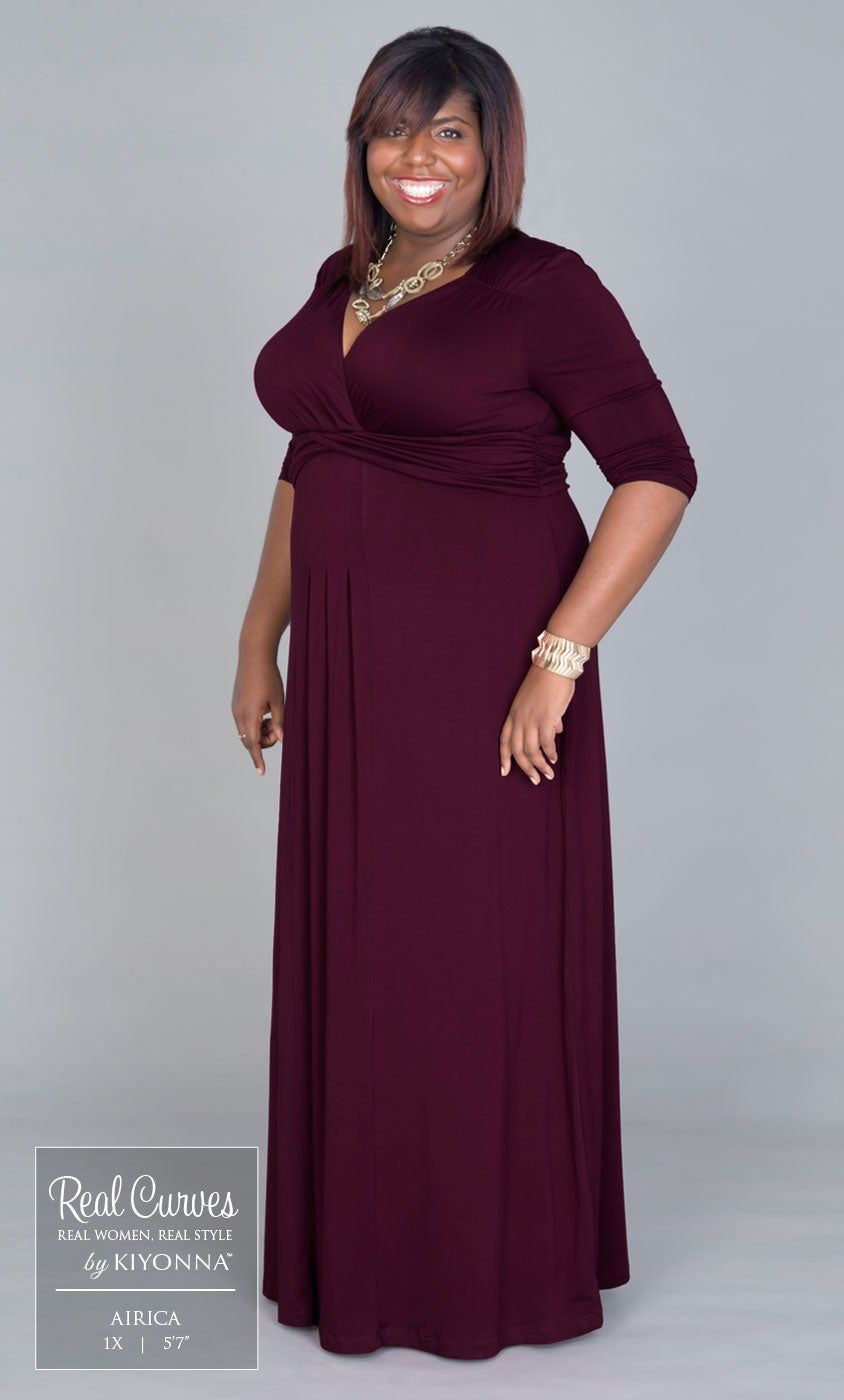 Desert Rain Maxi Dress Plus Size Jersey Maxi Dress Kiyonna