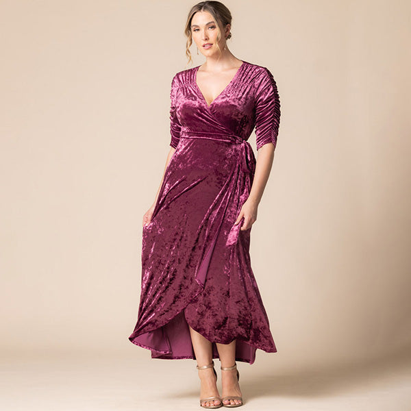 Velvet Dress Plus Size Burgundy Wrap Dress Plus Size Winter Dress Long Velvet Wrap Dress Kiyonna Velvet Dress Plus Size Burgundy Wrap Dress Plus Size Winter Dress Long Velvet Wrap Dress Kiyonna