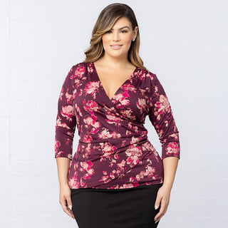 Femme Fatale Faux Wrap Top