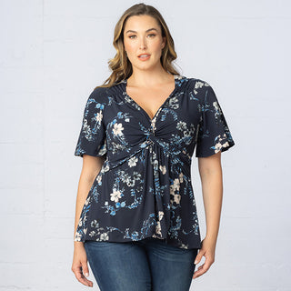 Abby Twist Front Top