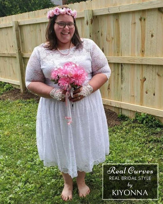 Aurora Lace Dress  in Ivory