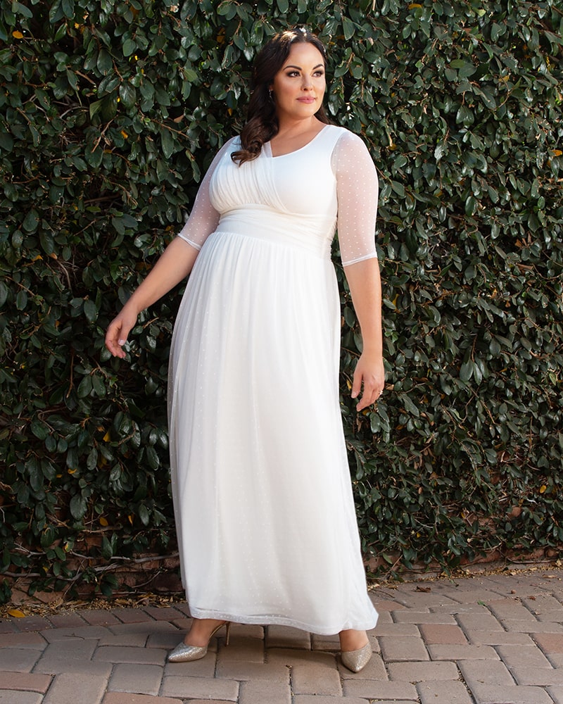 Kiyonna Womens Plus Size Meant to Be Chic Wedding Gown Kiyonna Womens Plus Size Meant to Be Chic Wedding Gown