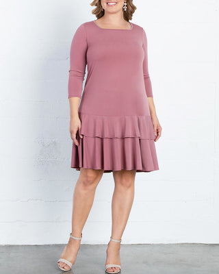 Coquette Dress  in Moody Mauve