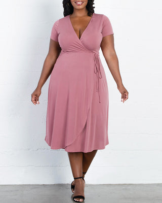 Harper Party Dress in Mauve