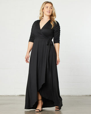 Meadow Dream Maxi Dress  in Black