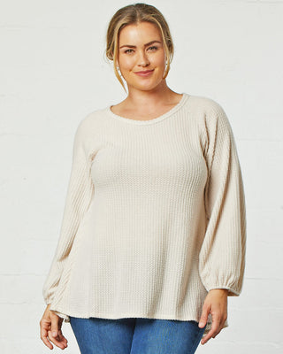 Whimsical Waffle Soft Knit Top - Sale!