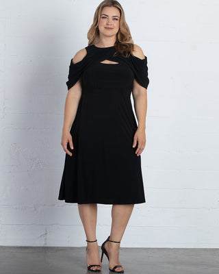 Daring Darcy Dress  in Black Noir