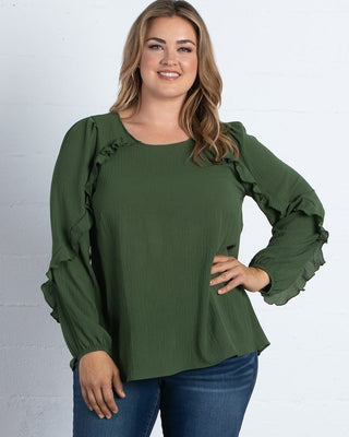 Jolie Flounce Sleeve Top  