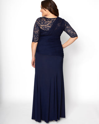 Soiree Evening Gown  in Nocturnal Navy